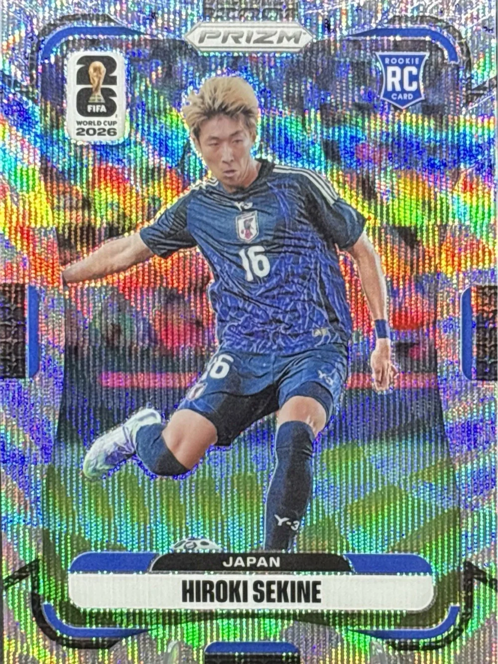 Panini Prizm Hiroki Sekine Rookie Soccer Trading Card - Silver Prizm